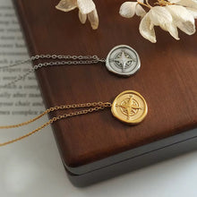 Load image into Gallery viewer, Mini compass coin
